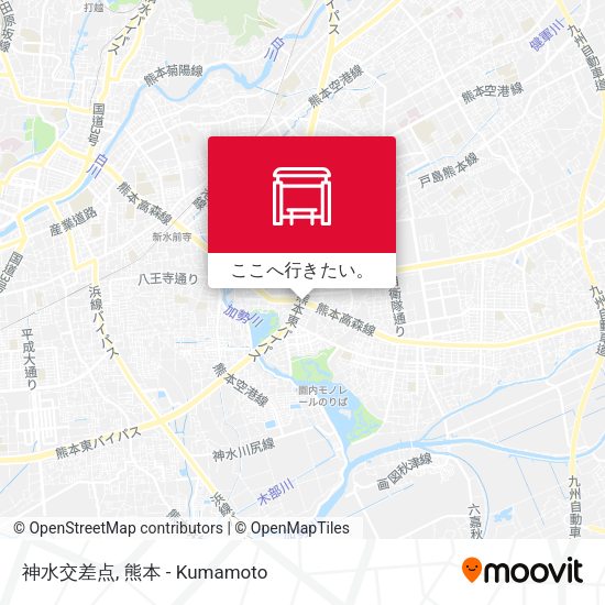 神水交差点地図