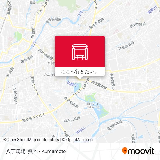 八丁馬場地図