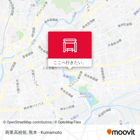 商業高校前地図