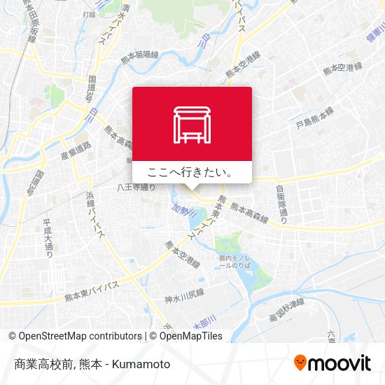 商業高校前地図