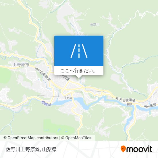 佐野川上野原線地図