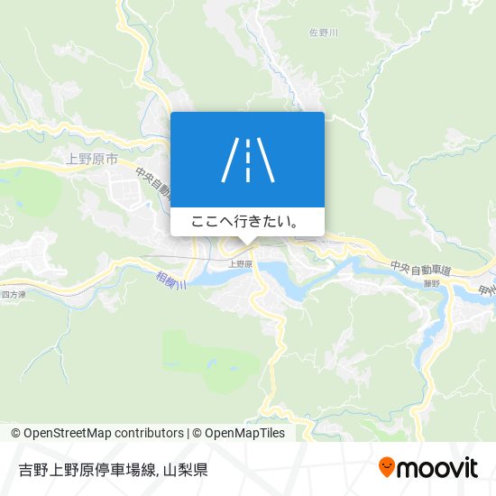 吉野上野原停車場線地図