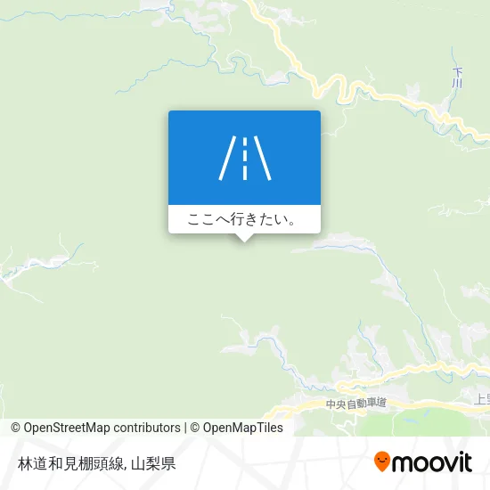 林道和見棚頭線地図