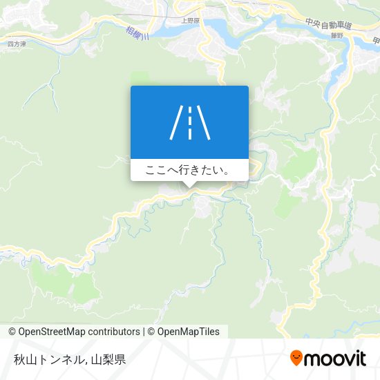 秋山トンネル地図