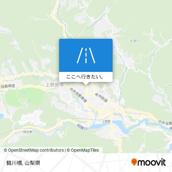 鶴川橋地図