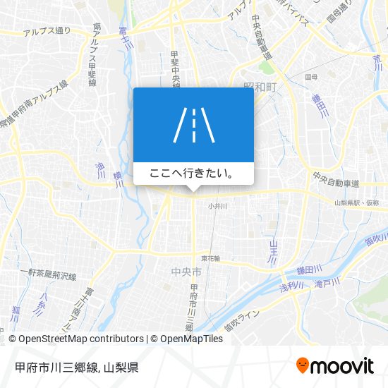 甲府市川三郷線地図