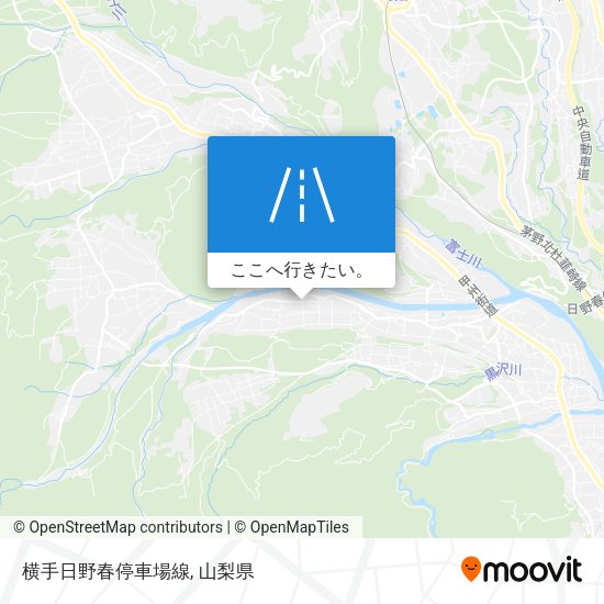 横手日野春停車場線地図