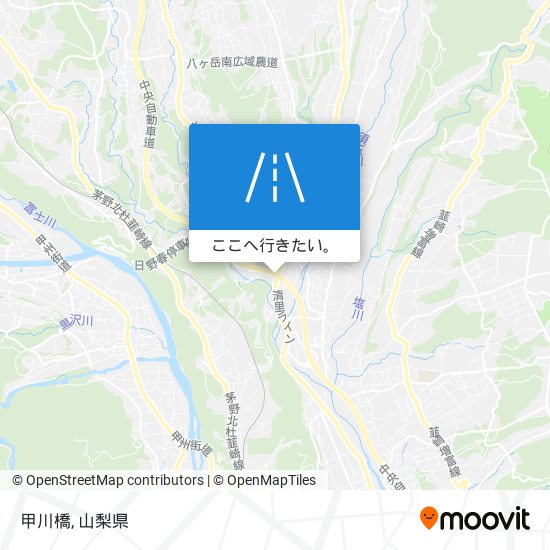 甲川橋地図
