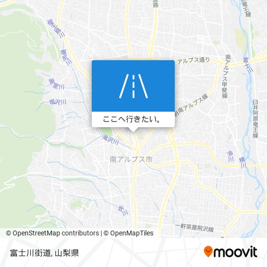 富士川街道地図