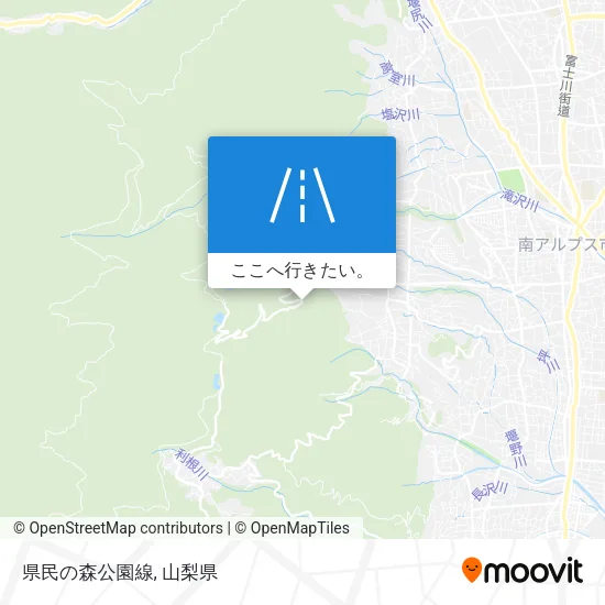 県民の森公園線地図