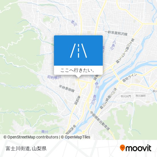 富士川街道地図