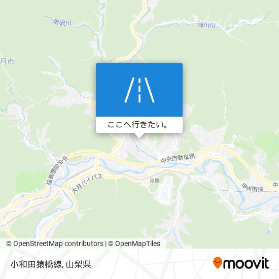 小和田猿橋線地図