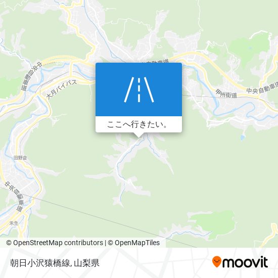 朝日小沢猿橋線地図