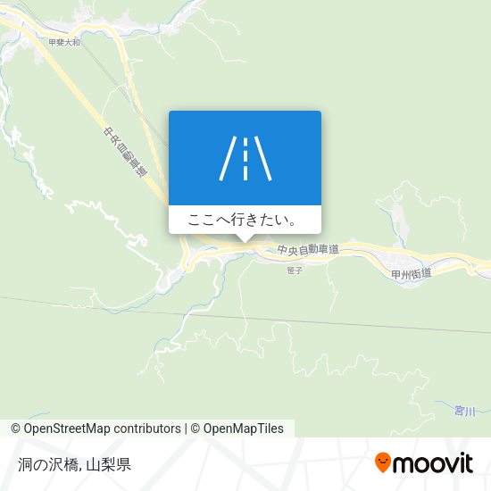 洞の沢橋地図