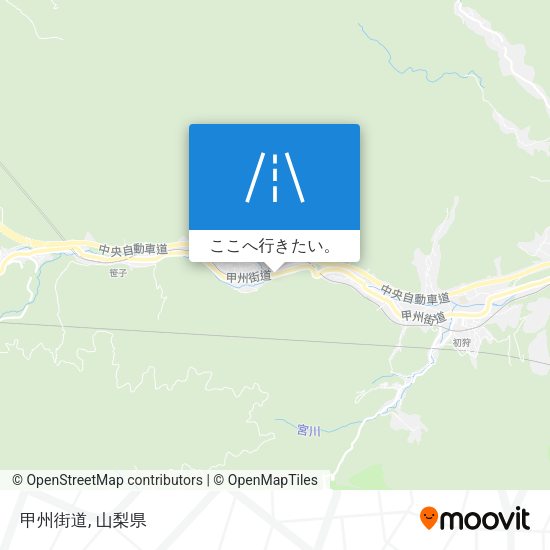 甲州街道地図
