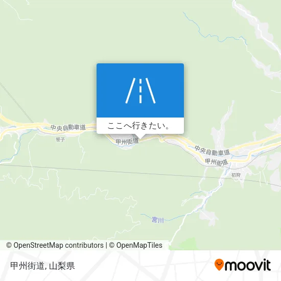 甲州街道地図