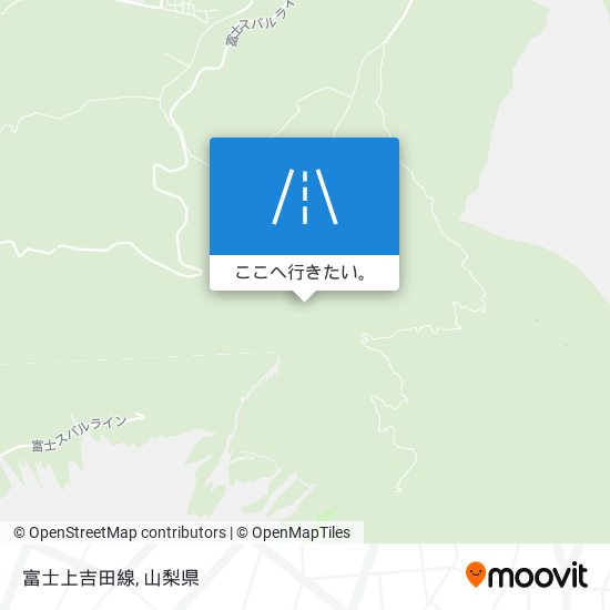 富士上吉田線地図