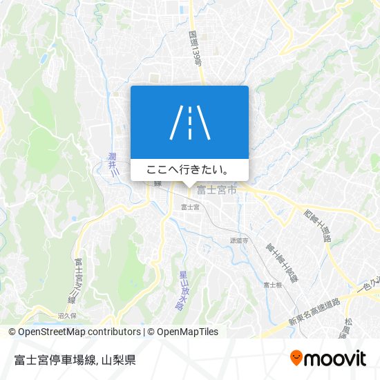 富士宮停車場線地図