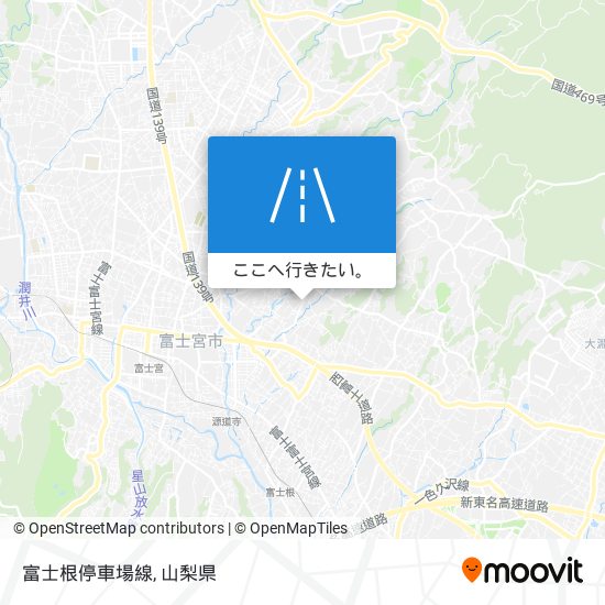 富士根停車場線地図