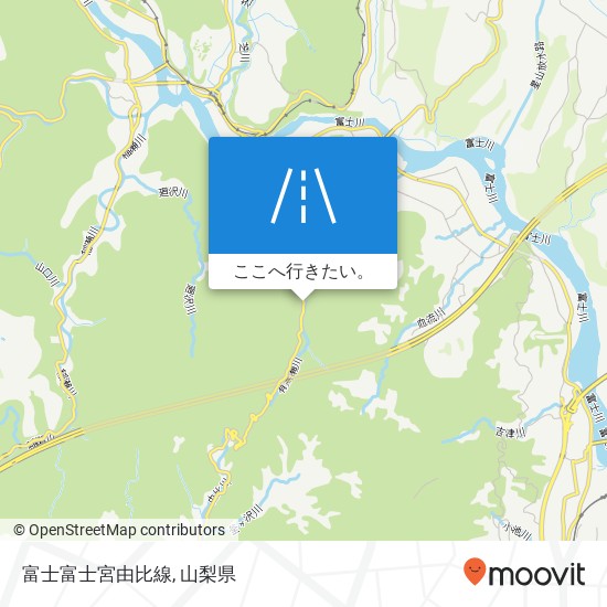 富士富士宮由比線地図
