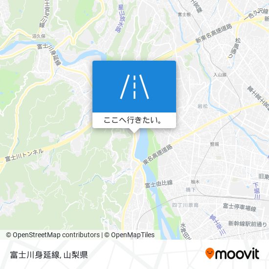 富士川身延線地図