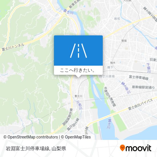 岩淵富士川停車場線地図