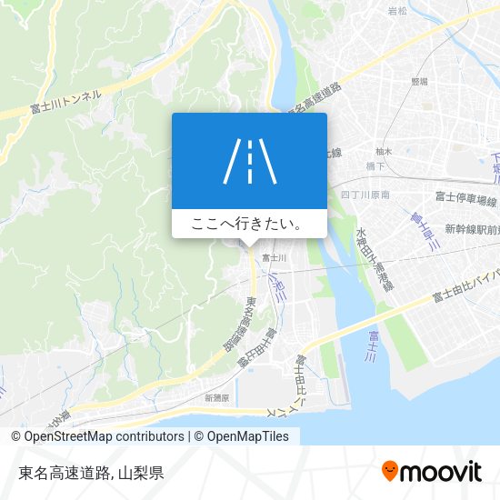 東名高速道路地図