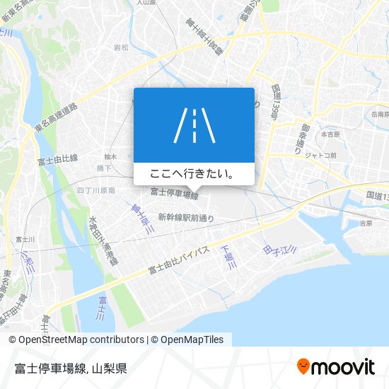 富士停車場線地図