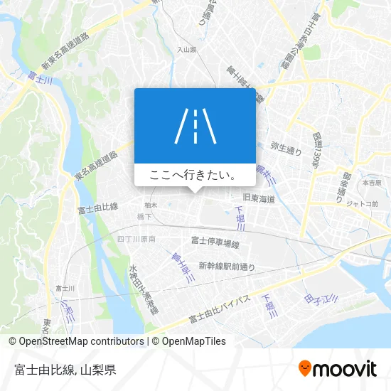 富士由比線地図