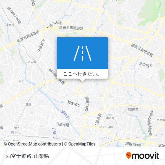 西富士道路地図