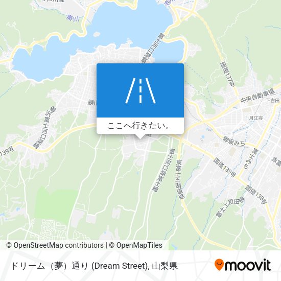 ドリーム（夢）通り (Dream Street)地図
