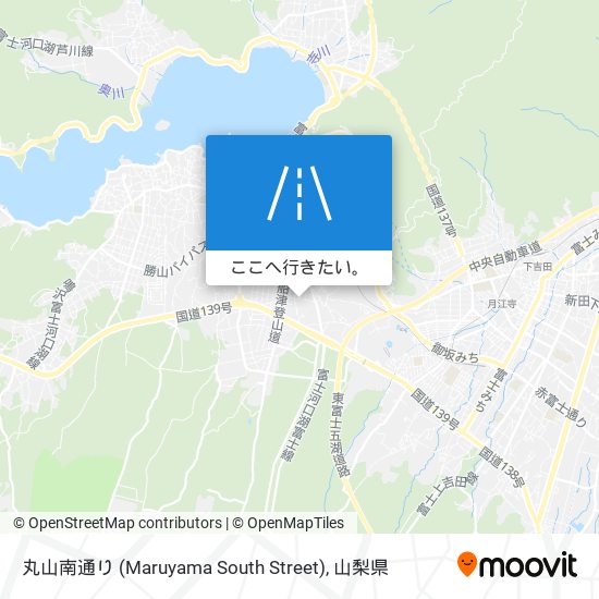丸山南通り (Maruyama South Street)地図
