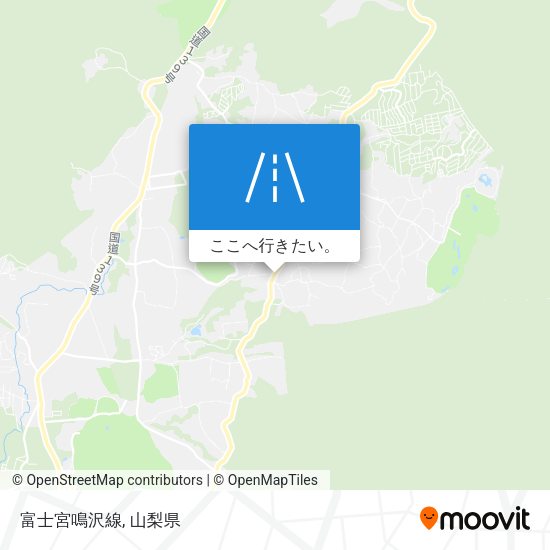 富士宮鳴沢線地図
