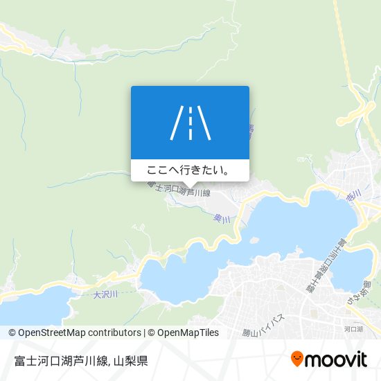 富士河口湖芦川線地図