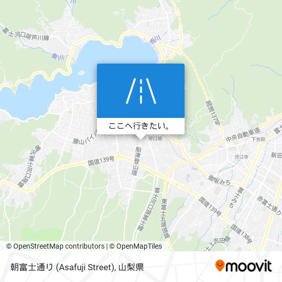 朝富士通り (Asafuji Street)地図
