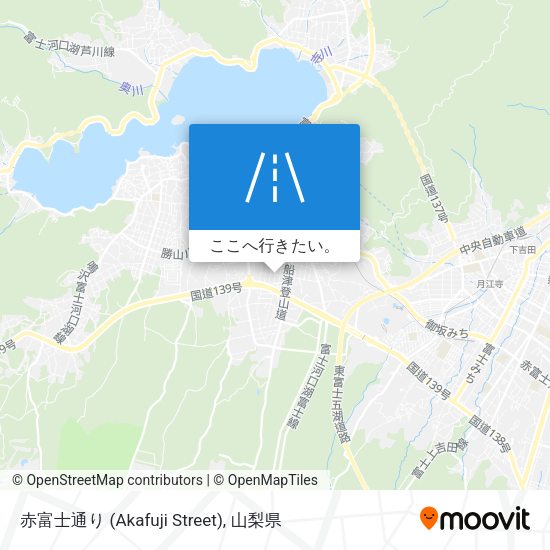 赤富士通り (Akafuji Street)地図