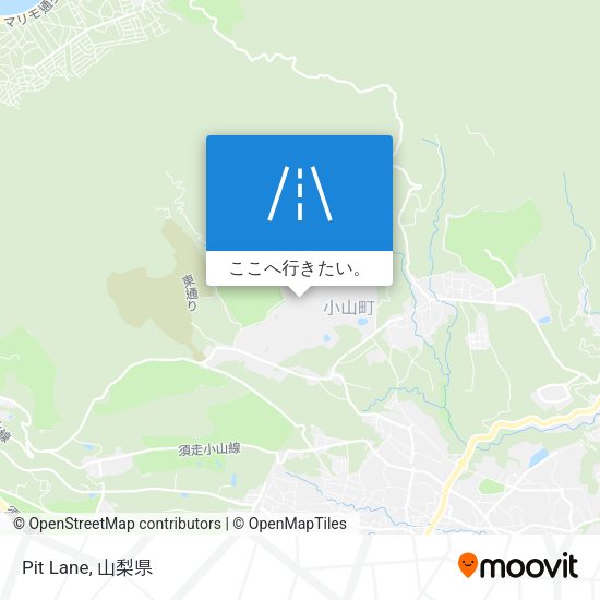 Pit Lane地図