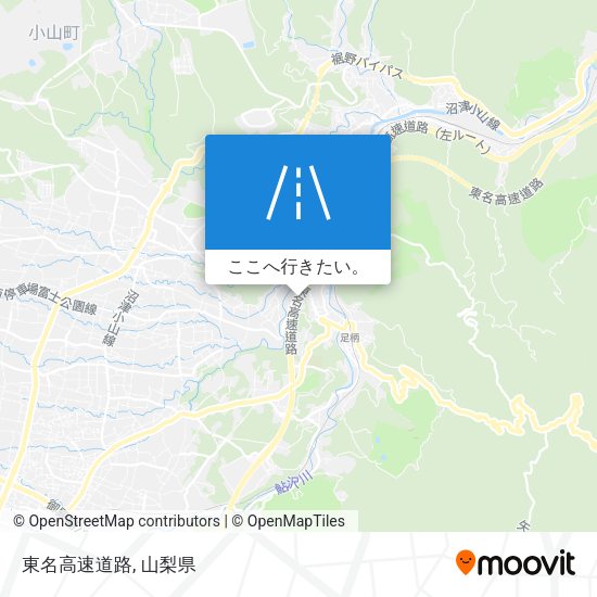 東名高速道路地図