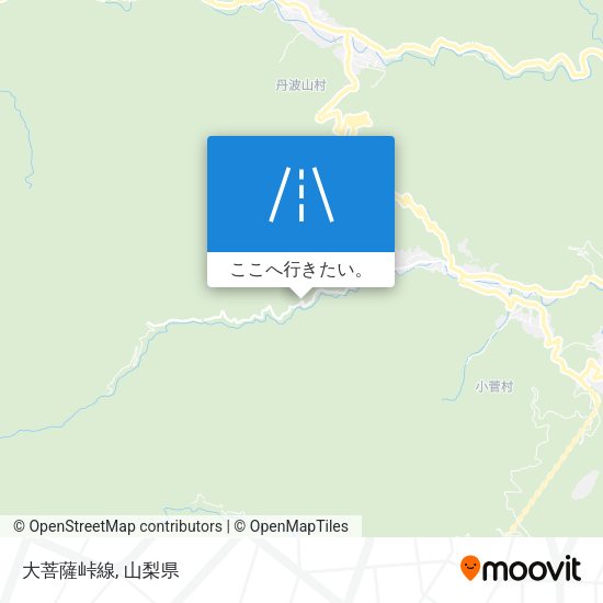 大菩薩峠線地図