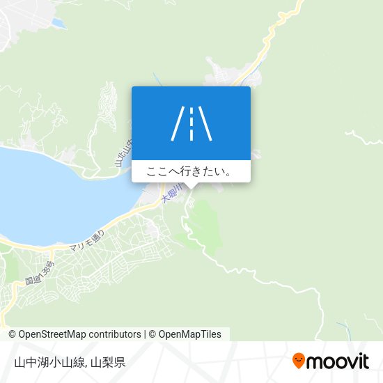 山中湖小山線地図