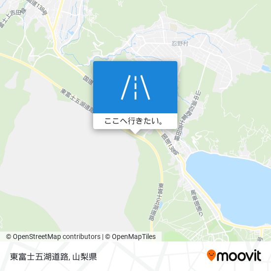 東富士五湖道路地図