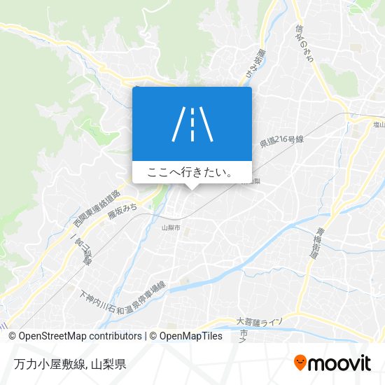 万力小屋敷線地図