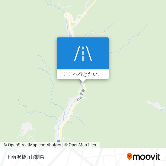下雨沢橋地図