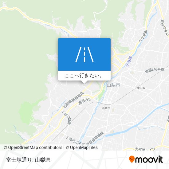 富士塚通り地図