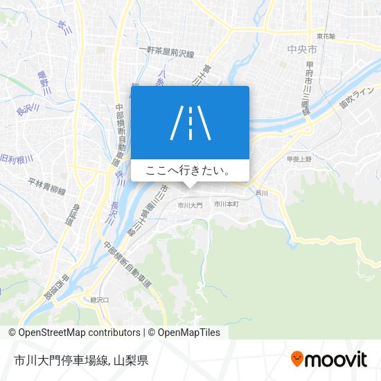 市川大門停車場線地図