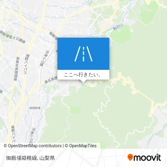 御殿場箱根線地図