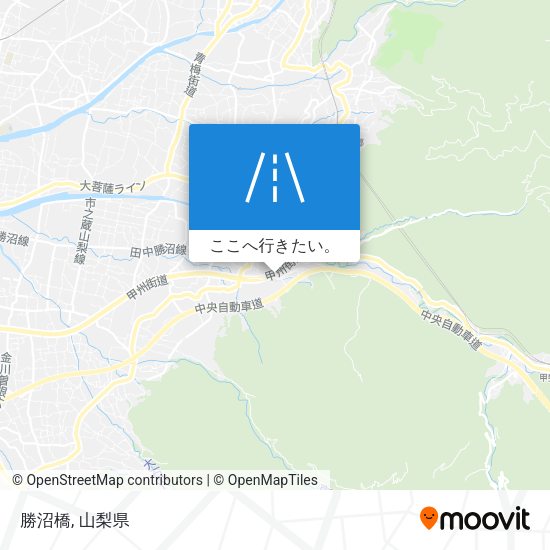 勝沼橋地図