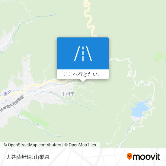 大菩薩峠線地図