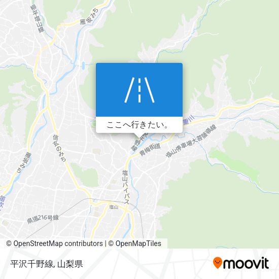 平沢千野線地図