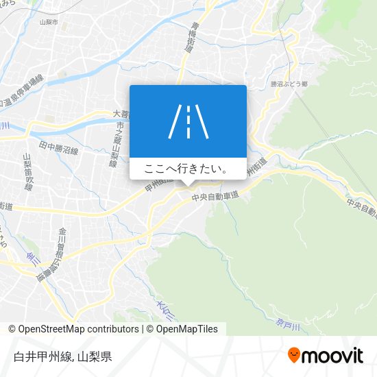 白井甲州線地図